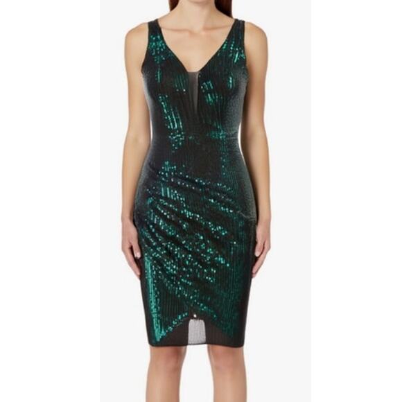 Grace Karin Dresses & Skirts - Grace Karin New Green Sequin Bodycon Dress Size Medium
